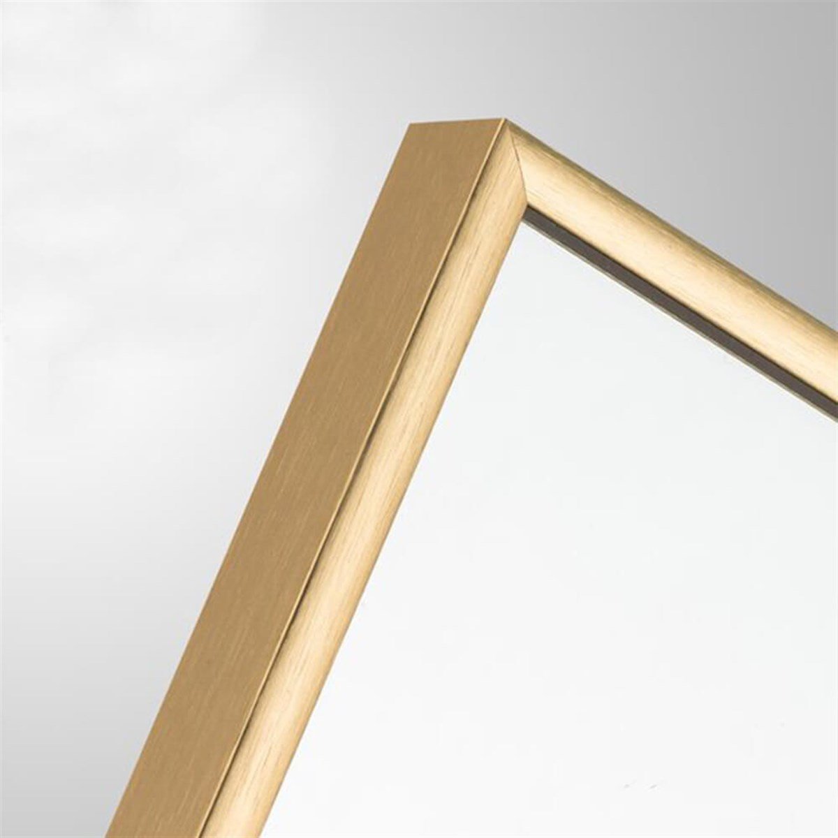 30x30 cm Metal Gold Çerçeveli Dekoratif Ayna - Gorsel 4