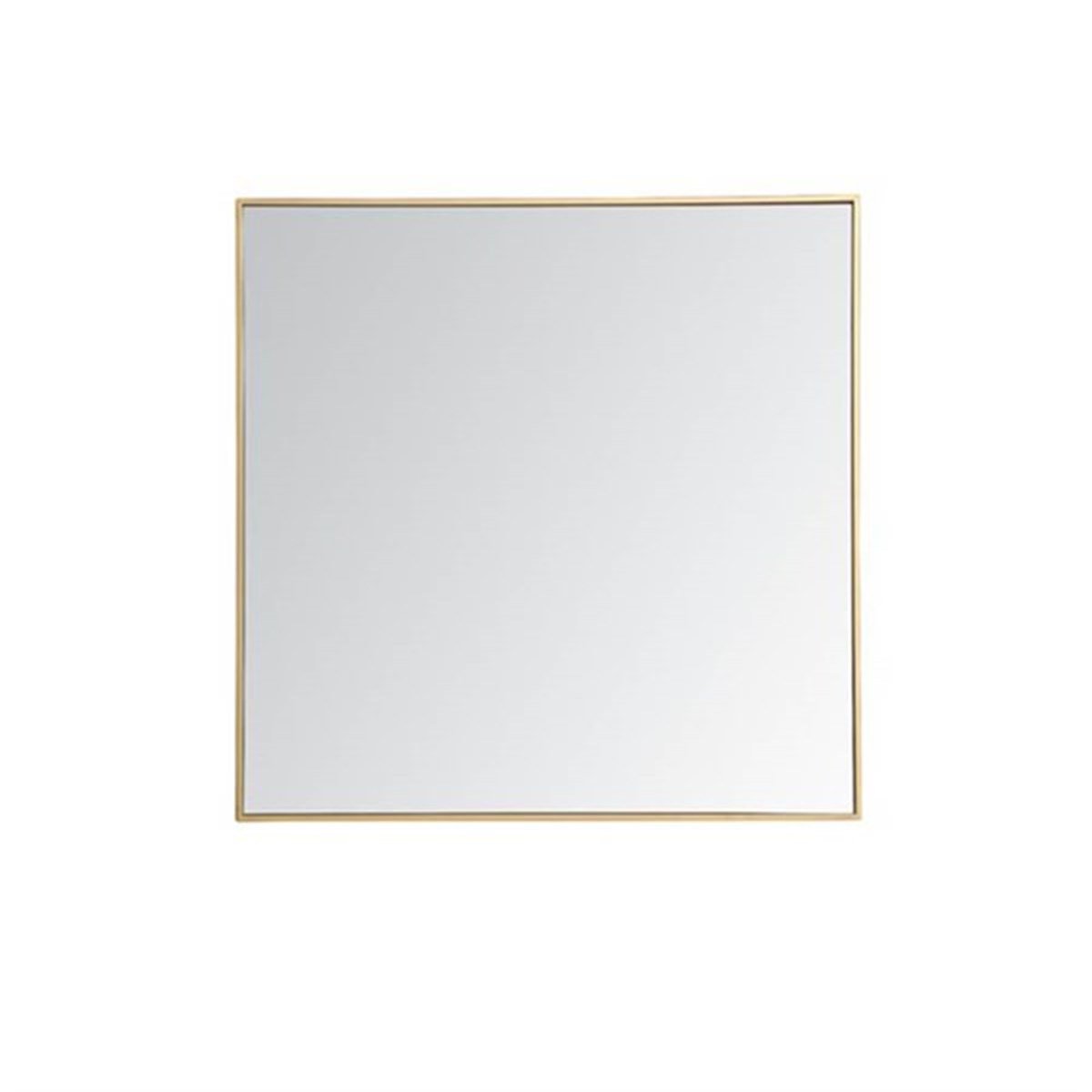 40x40 cm Metal Gold Çerçeveli Dekoratif Ayna - Gorsel 3