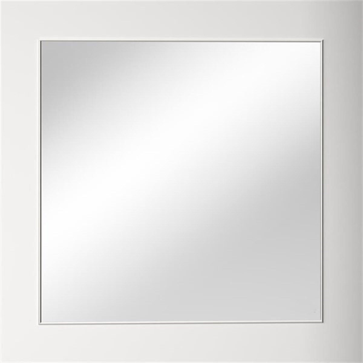 50x50 cm Metal Gümüş Çerçeveli Dekoratif Ayna - Gorsel 3
