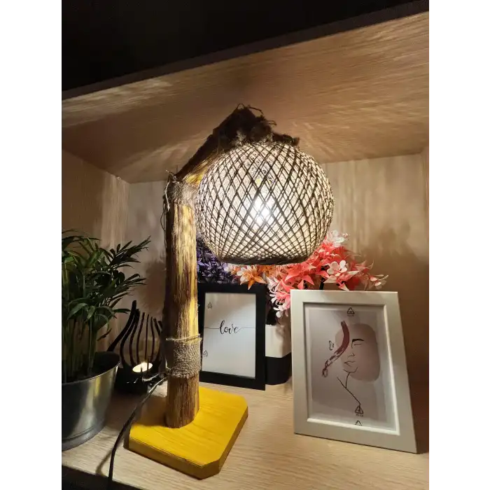 Ağaç Dekoratif Lambader