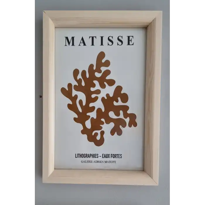 Doğal Ağaç Çerçeve (40X50 cm)