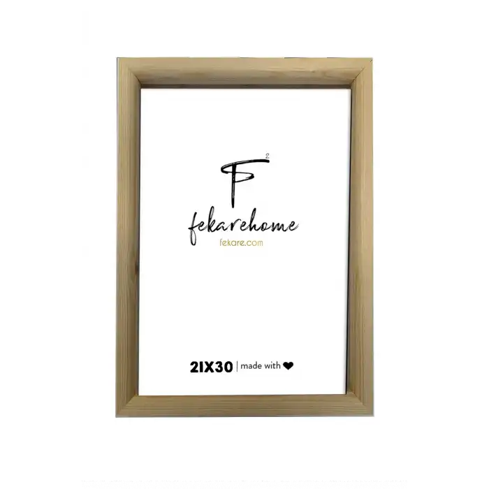 Doğal Ağaç Çerçeve (21X30 cm)