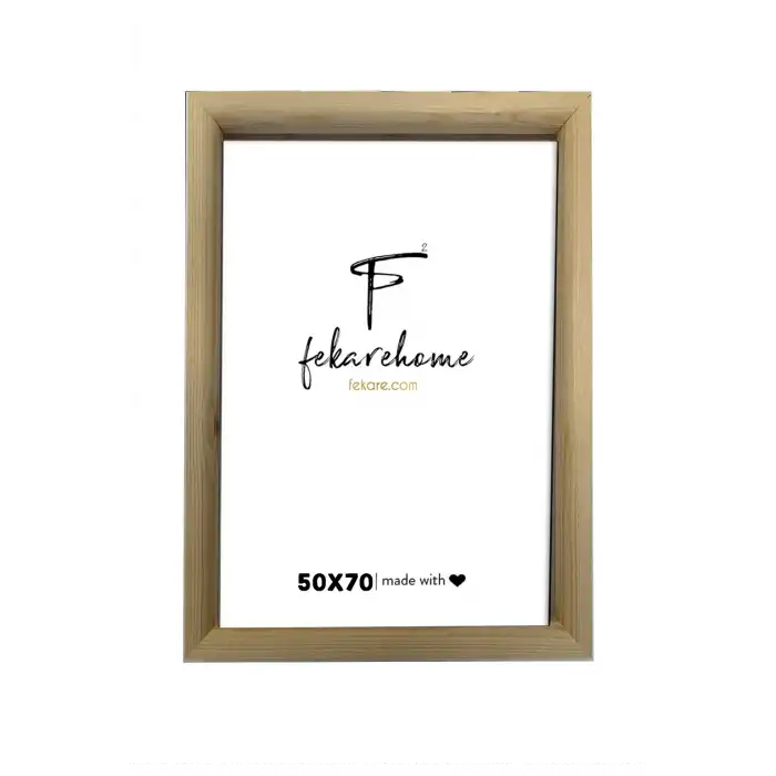 Doğal Ağaç Çerçeve (50X70 cm)