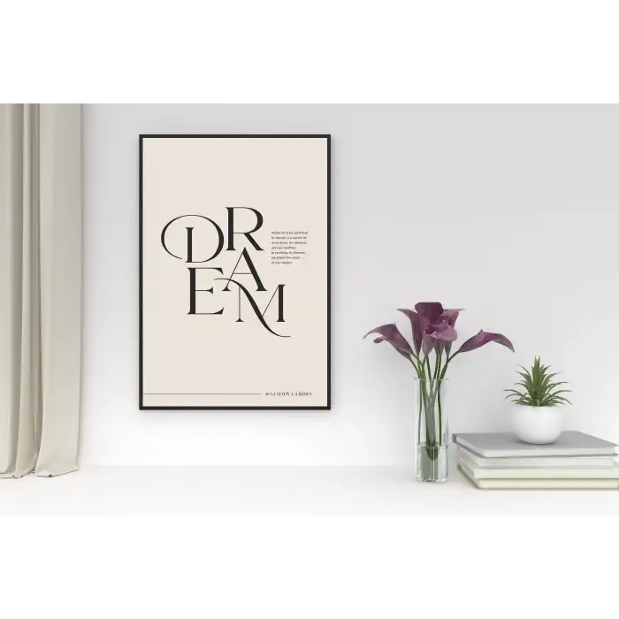 Dream Life Goes On 2’li Poster Tablo Seti