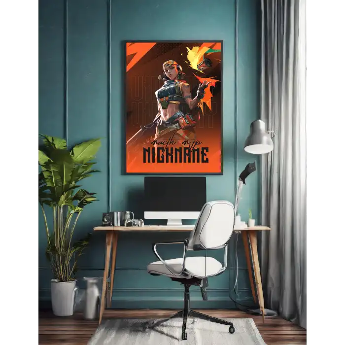 Valorant Kişisellrştirilebilir Raze Poster Tablo No:1