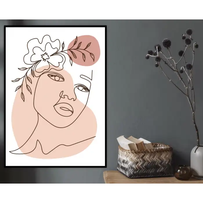 Line Women 3’lü Poster Tablo Seti