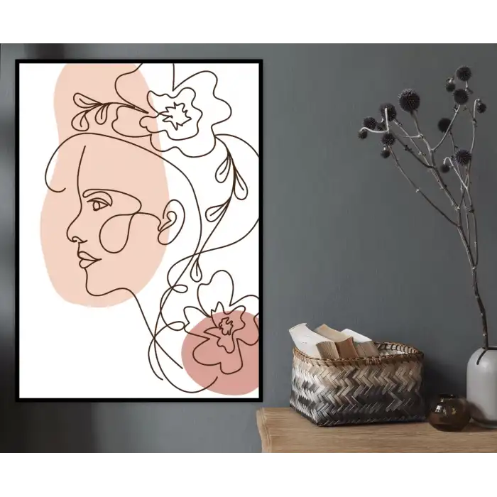 Line Women 3’lü Poster Tablo Seti