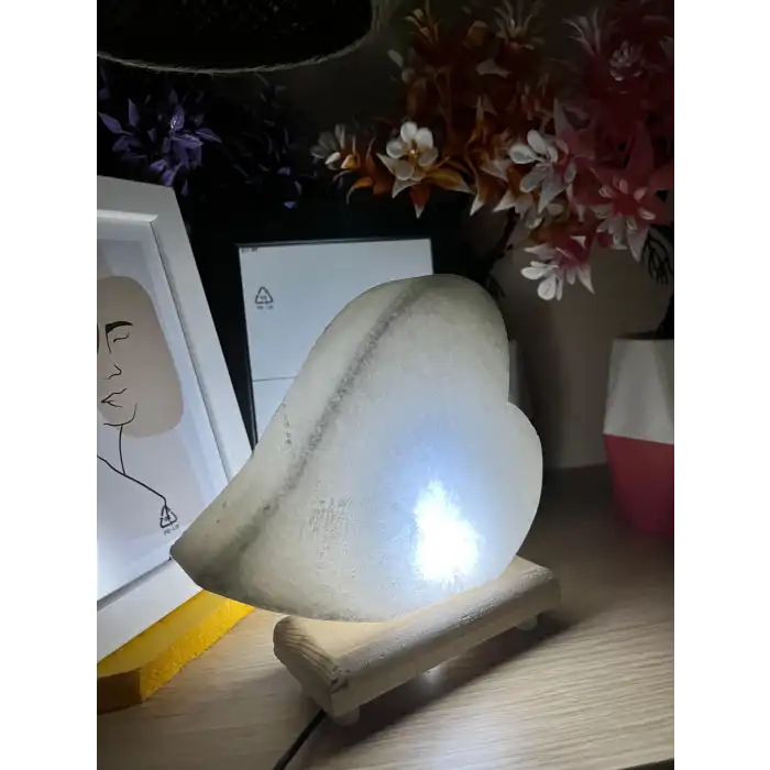 Kalp Şeklinde Tuz Lambası