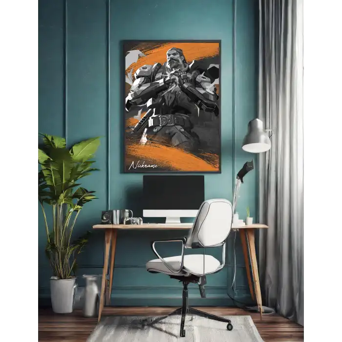 Valorant Kişiselleştirilebilir Breach Poster Tablo No:1