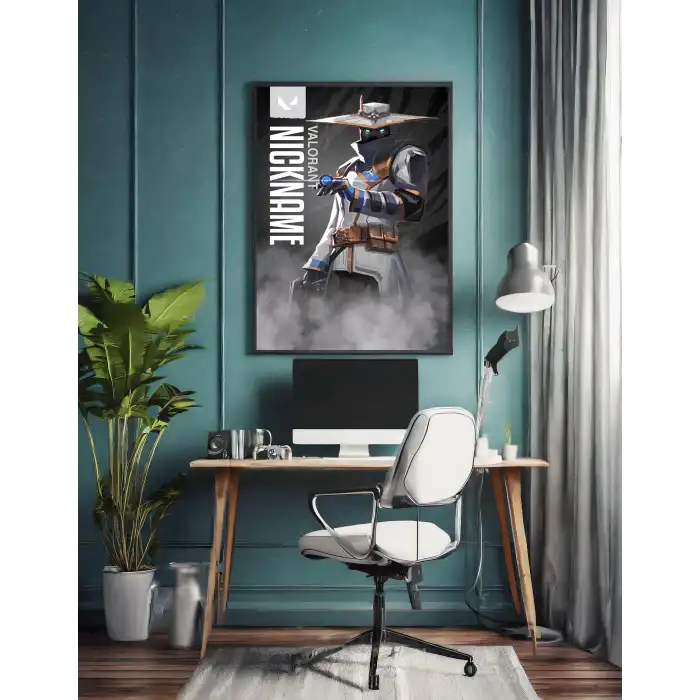 Valorant Kişiselleştirilebilir Cypher Poster Tablo No:1