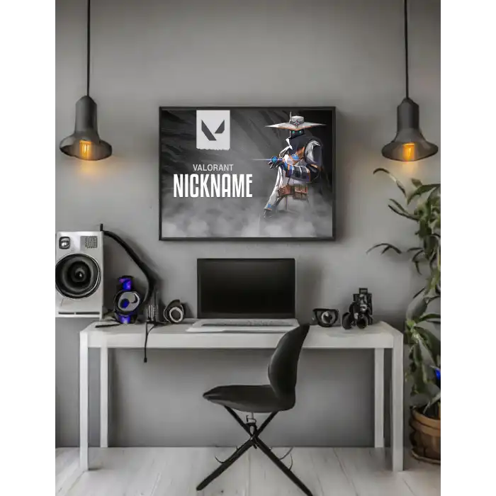 Valorant Kişiselleştirilebilir Cypher Poster Tablo No:3