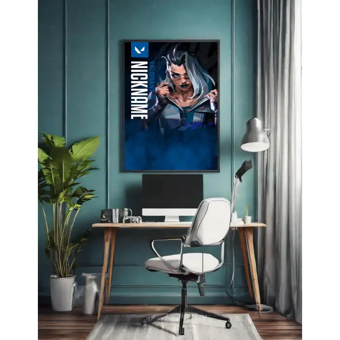 Valorant Kişiselleştirilebilir Fade Poster Tablo No:2
