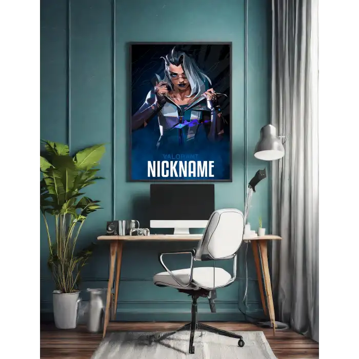 Valorant Kişiselleştirilebilir Fade Poster Tablo No:3
