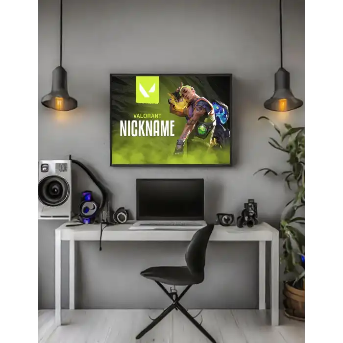 Valorant Kişiselleştirilebilir Gekko Poster Tablo No:1