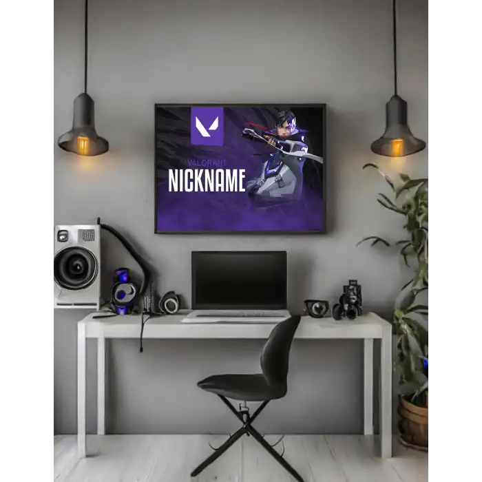 Valorant Kişiselleştirilebilir İso Poster Tablo No:5