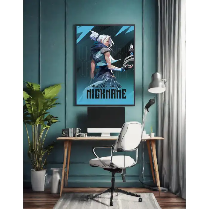 Valorant Kişiselleştirilebilir Jett Poster Tablo No:2