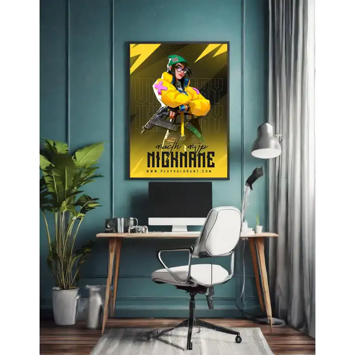 Valorant Kişiselleştirilebilir Killjoy Poster Tablo No:1