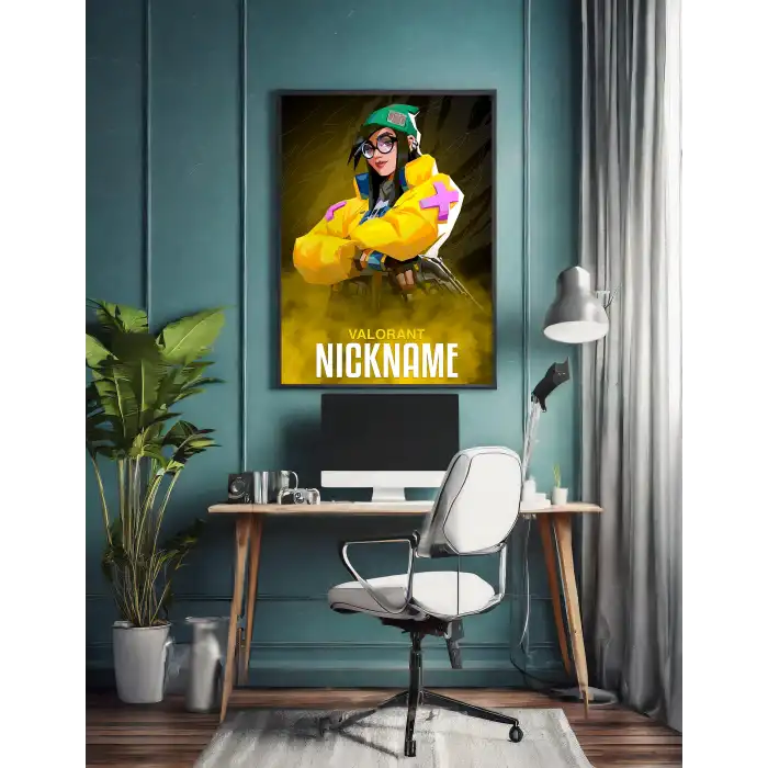 Valorant Kişiselleştirilebilir Killjoy Poster Tablo No:2