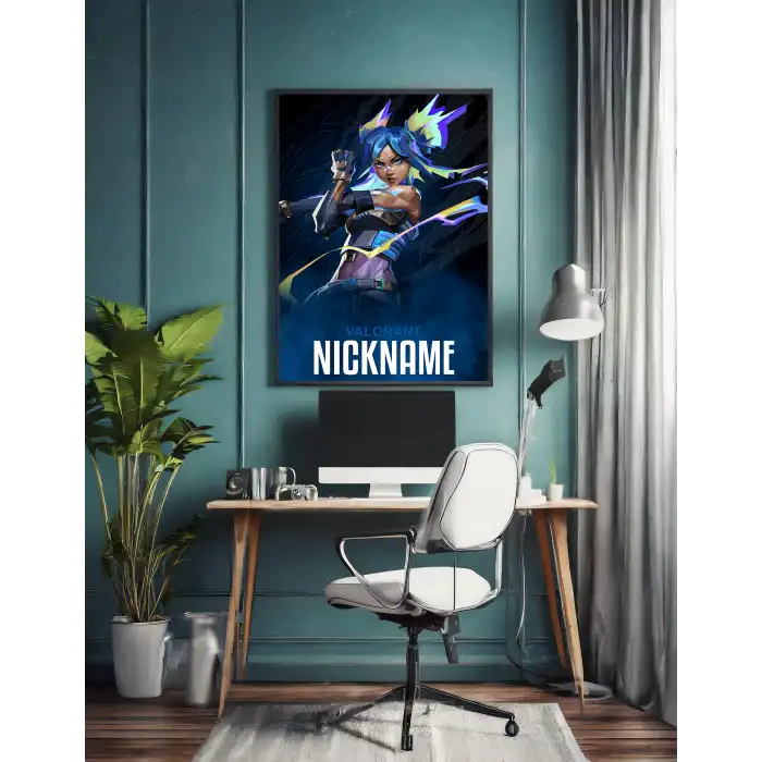 Valorant Kişiselleştirilebilir Neon Poster Tablo No:2