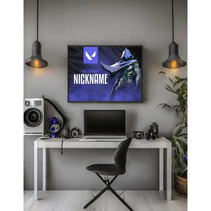 Valorant Kişiselleştirilebilir Omen Poster Tablo No:1