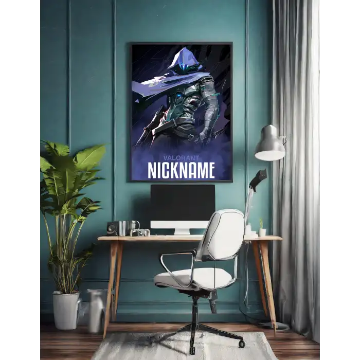 Valorant Kişiselleştirilebilir Omen Poster Tablo No:2