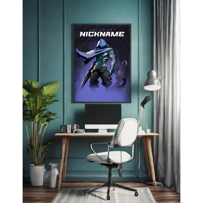 Valorant Kişiselleştirilebilir Omen Poster Tablo No:3
