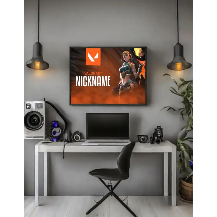Valorant Kişiselleştirilebilir Raze Poster Tablo No:5