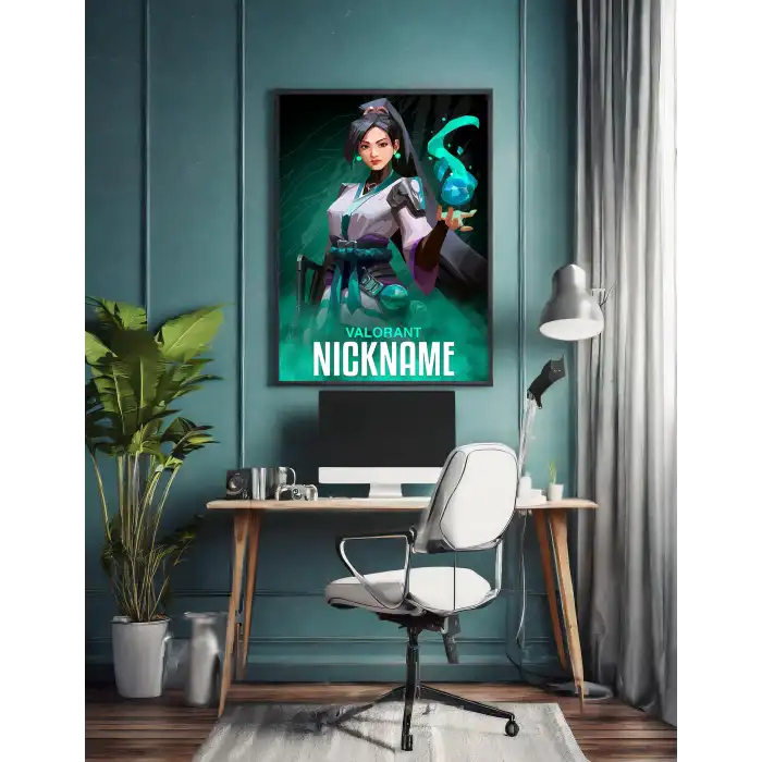 Valorant Kişiselleştirilebilir Sage Poster Tablo No:1