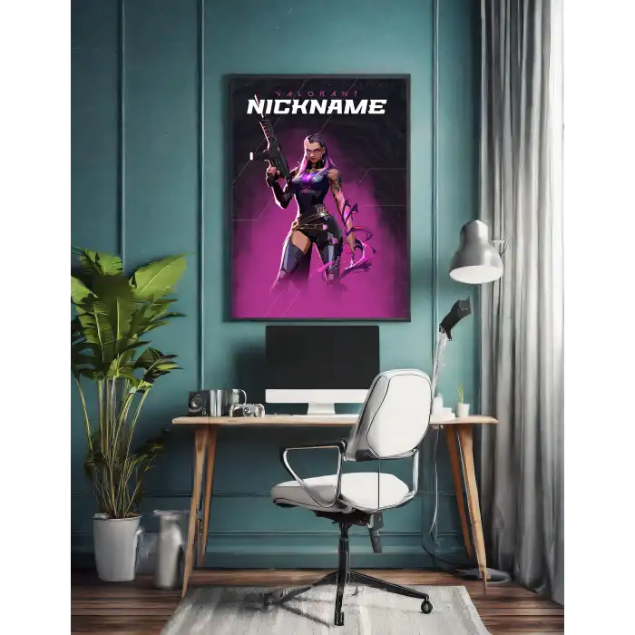 Valorant Kişiselleştirilebilir Reyna Poster Tablo No:2