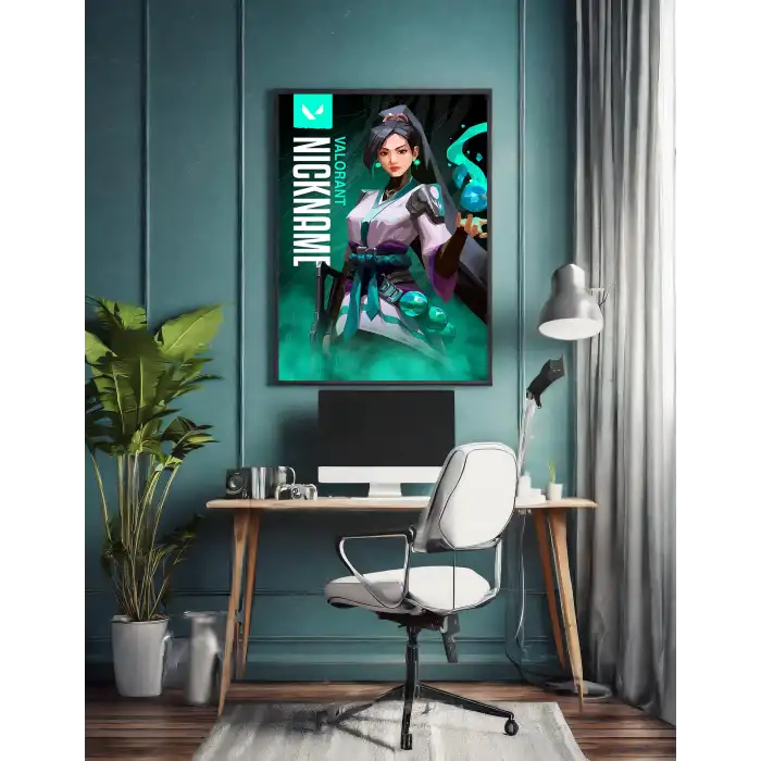 Valorant Kişiselleştirilebilir Sage Poster Tablo No:3