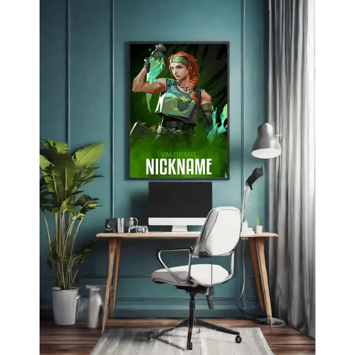 Valorant Kişiselleştirilebilir Skye Poster Tablo No:1
