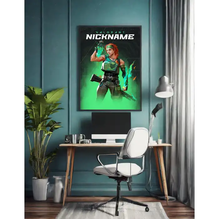 Valorant Kişiselleştirilebilir Skye Poster Tablo No:2