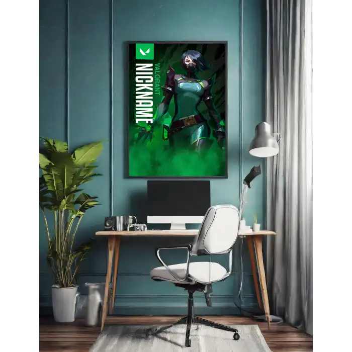 Valorant Kişiselleştirilebilir Viper Poster Tablo No:3