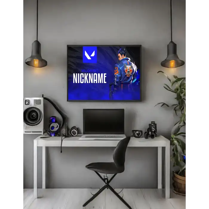 Valorant Kişiselleştirilebilir Yoru Poster Tablo No:4