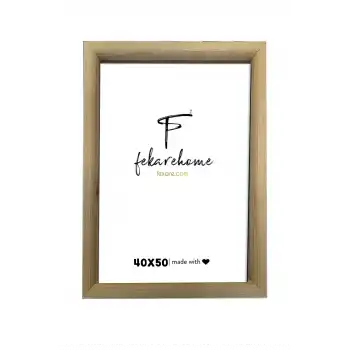 Doğal Ağaç Çerçeve (40X50 cm)