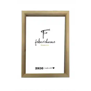 Doğal Ağaç Çerçeve (21X30 cm)