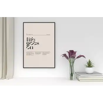 Dream Life Goes On Poster Tablo No:2