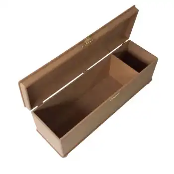 Okey Kutusu Ham MDF | Kapaklı ve Bölmeli Saklama Kutusu