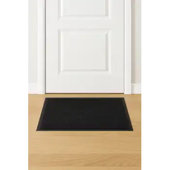Siyah Nem Alıcı Kapı Paspası 60x90 cm