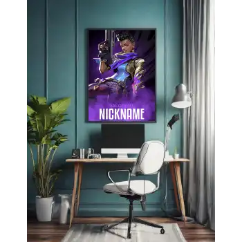 Valorant Kişiselleştirilebilir Astra Poster Tablo No:4