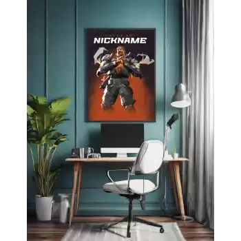 Valorant Kişiselleştirilebilir Breach Poster Tablo No:2