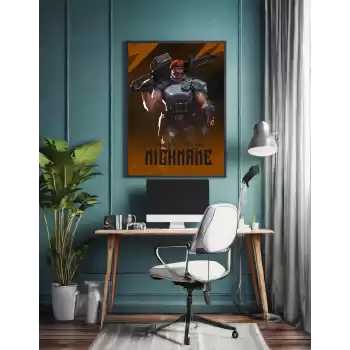 Valorant Kişiselleştirilebilir Brimstone Poster Tablo No:3