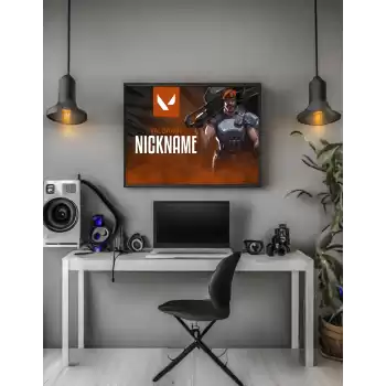 Valorant Kişiselleştirilebilir Brimstone Poster Tablo No:4