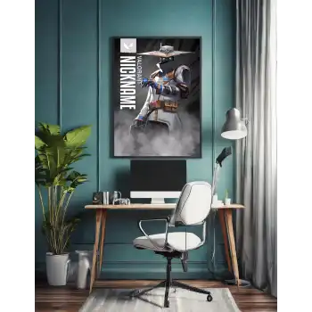 Valorant Kişiselleştirilebilir Cypher Poster Tablo No:1