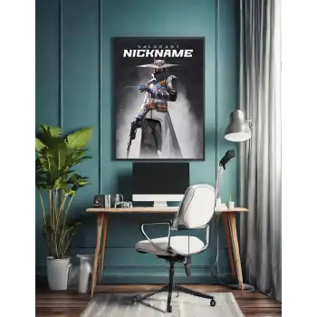 Valorant Kişiselleştirilebilir Cypher Poster Tablo No:2