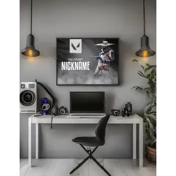 Valorant Kişiselleştirilebilir Cypher Poster Tablo No:3