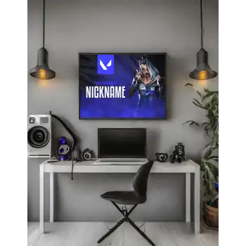 Valorant Kişiselleştirilebilir Fade Poster Tablo No:4