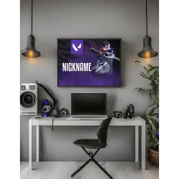 Valorant Kişiselleştirilebilir İso Poster Tablo No:5