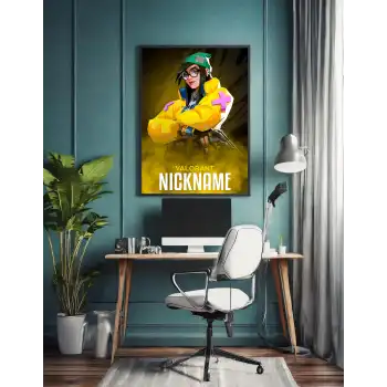 Valorant Kişiselleştirilebilir Killjoy Poster Tablo No:2