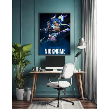 Valorant Kişiselleştirilebilir Neon Poster Tablo No:2